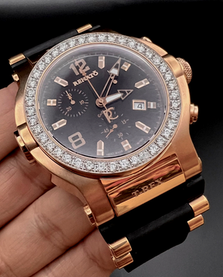 Renato Men T-Rex Grand 5.00 Carat Diamond Strap Limited Edition