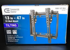 TV Wall Mount Fixed Tiltable 13 To 47 In Flat Panel Television Ultra Slim Steel