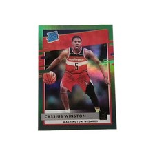 2020-21 Panini Donruss - Rated Rookies Cassius Winston #249 Green Flood (RC)