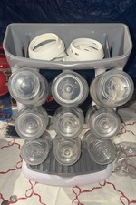 OXO TOT Space Saving Drying Rack - Baby Bottle Rack PLUS 9 Tommy Tippee Bottles