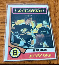 1973-74 #130 Bobby Orr  ALL STAR CARD  Boston Bruins