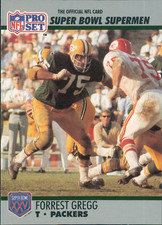 1990 Pro Set Super Bowl XXV Silver Anniversary - Forrest Gregg #56