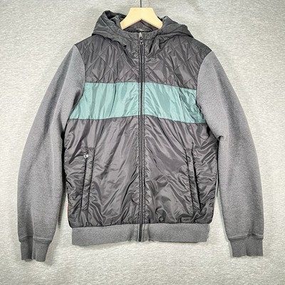 Prada 2015 Linea Rossa Full Zip Hoodie Cotton Nylon Size Medium Athleisure