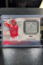 2021 Topps - Topps 70th Anniversary Manufactured Logo Patches Mike Trout #70