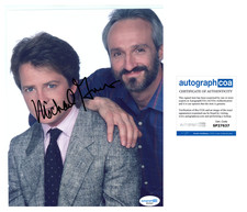 Michael Gross 'Family Ties' Signed 8x10 Photo 'Steven Keaton' ACOA