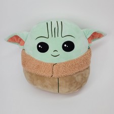 Squishmallows Star Wars The Child Baby Yoda Grogu 10 inch Plush Toy Green Tan