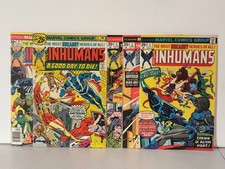 INHUMANS (Vol.1) 1-4, & 8 - Marvel 1975/1976 - NM - Doug Moench - George Perez