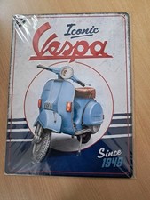 Blechschild 30x40 OVP VESPA Iconic Since 1946 Deko Garage Werkstatt Retro