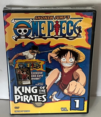 One Piece Vol 1 King of Pirates DVD 2006,Edited Dubbed Exclusive