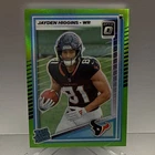 2025 Donruss Optic Jayden Higgins Neon Green (RAW)