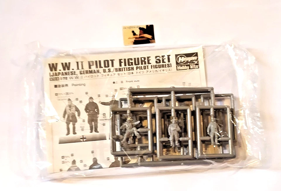 Hobby Kits Hasegawa Piloti vari WWII Ref. 35008 plastica scala 1:72 - Immagine 3 di 3
