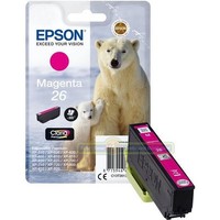 Original Epson Patrone T2613 Magenta 4,5 Ml C13T26134012 Rot EisbäR