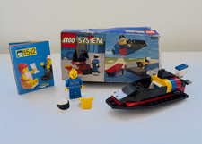 Vintage LEGO 1994 System Hydro Racer 6537 (Incomplete) with RARE Mini Catalog!