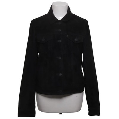 Levi Strauss & Co, Lederjacke, Damen, Größe: M, Schwarz #rhF