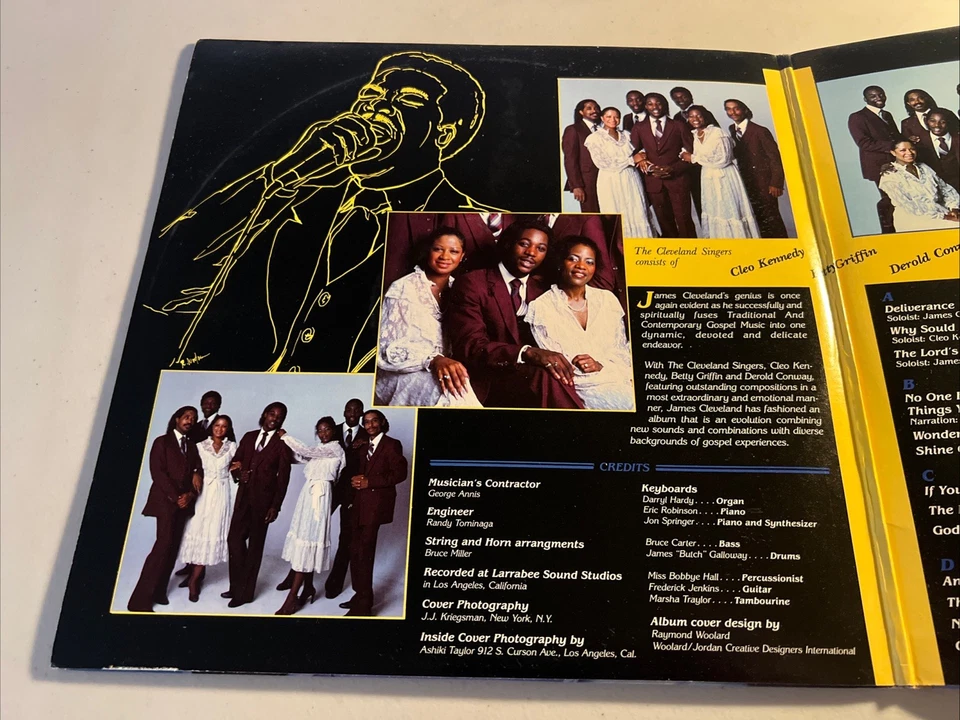 JAMES CLEVELAND AND THE CLEVELAND SINGERS - 2xVinyl 1982 Gatefold SAVOY SGL-7080 - Image 3 of 4