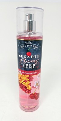 NEW Bath & Body Works SUGARED CHERRY CRISP Fine Fragrance Mist Body Spray 8 oz