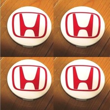 Honda Genuine Type R Wheel Center Caps White 4pcs Civic Fd2 Ep3 Fn2 Dc5 New Oem Honda Genuine Type R Wheel Center Caps White 4pcs Civic Fd2 Ep3 Fn2 Dc5 New Oem