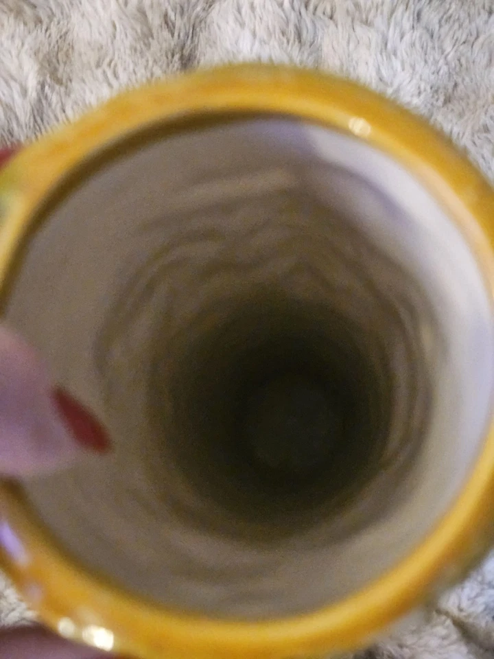 Jarrón de cerámica para flores hecho a mano hermosa adición a la decoración Foto 2 de 4