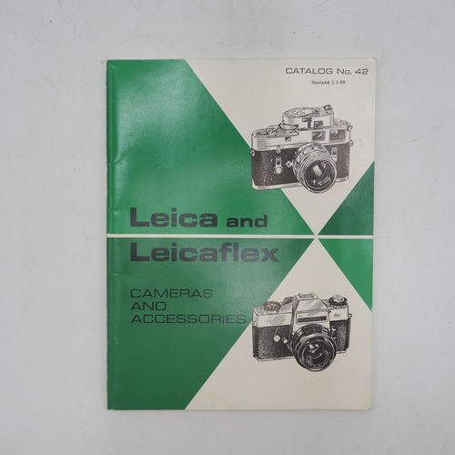 Vintage 1969 Leica and Leicaflex Cameras and Accessories Catalog No. 42 Revised