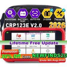 2026 Launch Crp123x Obd2 Scanner Engine Abs Srs Code Reader Car Diagnostic Tool