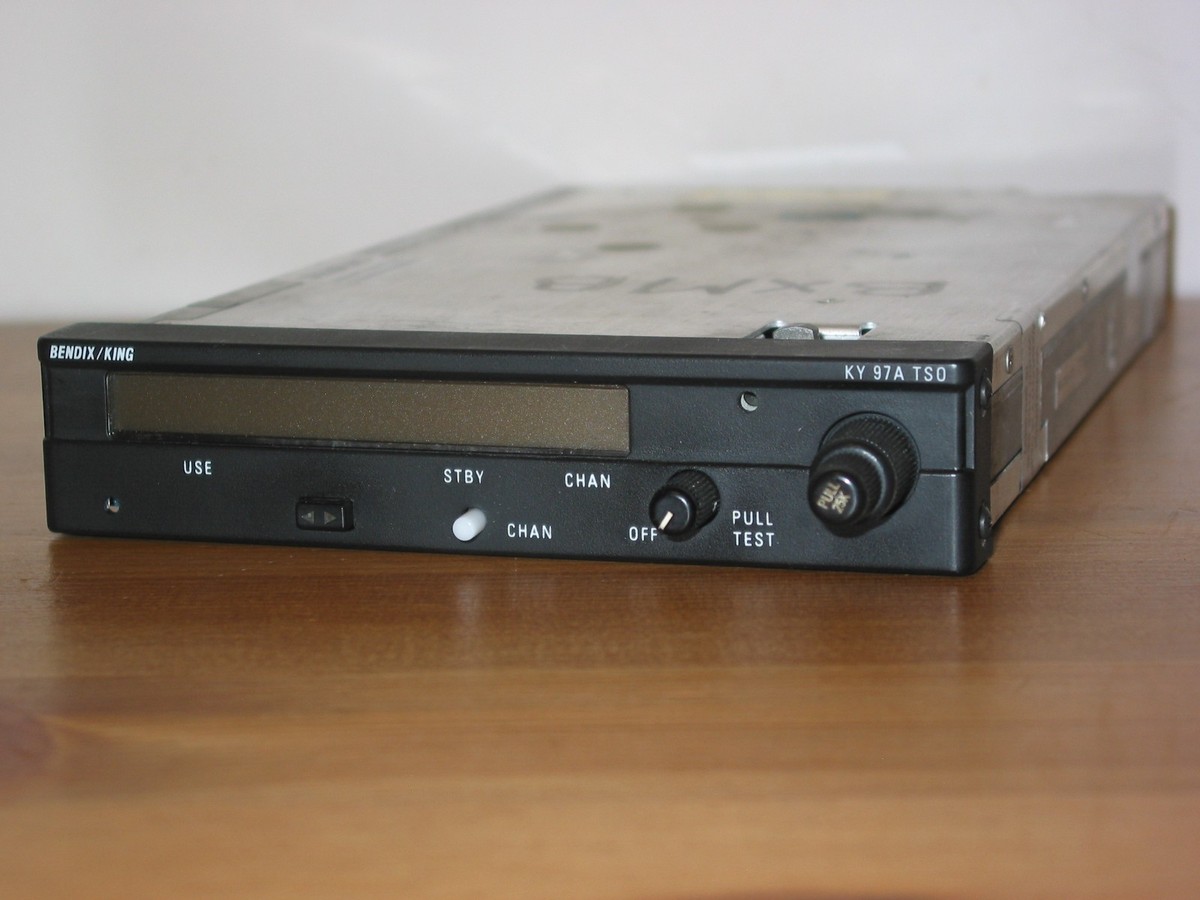 BENDIX KING KY-97A VHF COM RADIO ! VERY NICE KY 97 A TRANSCEIVER P