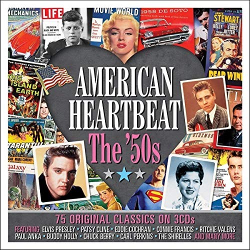 Various Artists - American Heartbeat - The '50S 3CD Box Set Music Cd - G3Z-image