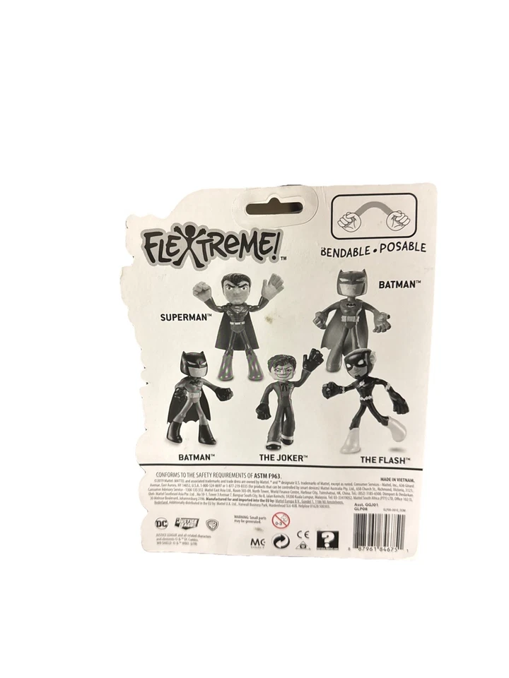 "Figura de acción DC Justice League Flextreme The Joker flexible de 7"" nueva en paquete" Foto 2 de 2