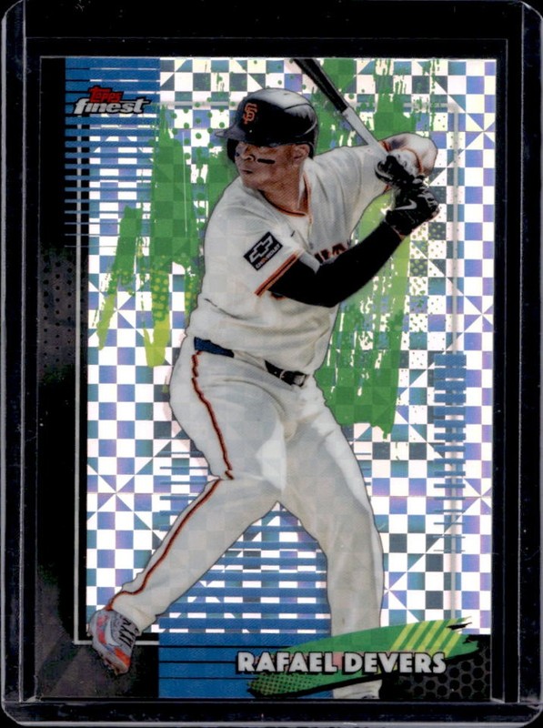 2026 Topps Finest Rafael Devers X-Fractor #19 Giants