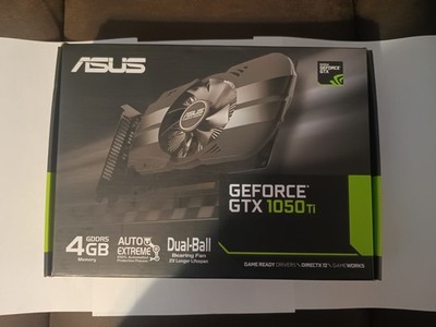 ASUS Phoenix GeForce GTX 1050 Ti 4GB GDDR5 Graphics Card
