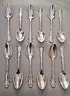 1 2 Gorham STRASBOURG Sterling Silver Teaspoons - 6-3/4” - 391g