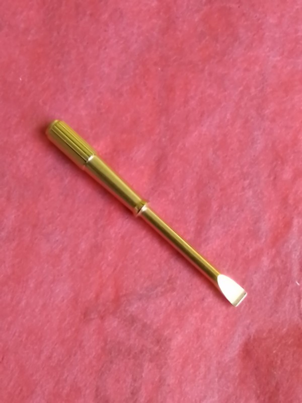 Auth Cartier Screwdriver for Love Bangle Bracelet, Goldtone, 52mm, No Case/Pouch