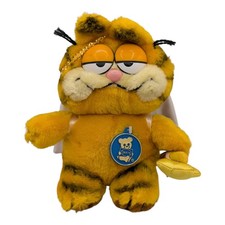 Vintage Dakin 1981 Garfield Plush 8" Guardian Angel Wings Stuffed Animal