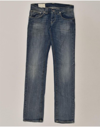 Jeans donna DONDUP slim W26 L33 blu cotone AS04