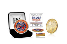 Connor McDavid Edmonton Oilers 1,000 NHL Points Commemorative Bronze Color Coin