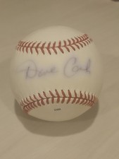 Dave Cash signed baseball autographed ball signature autograph real Phillies Mlb