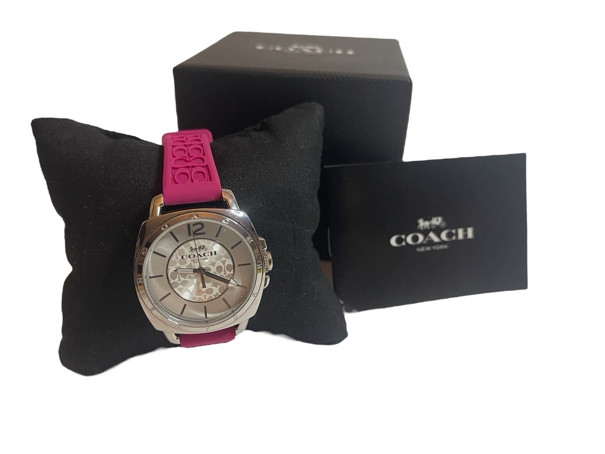 Coach Fuchsia Chronograph Coach Legacy Leather Duffle Bag Fuchsia #19889 | Coach 19889 main image 4
