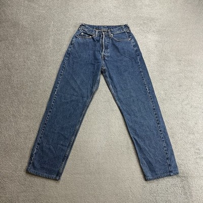 LEVIS 818 Damen Jeans Hose W27 L30 Vintage Mom Jeans High Waist 22406 Blau Denim