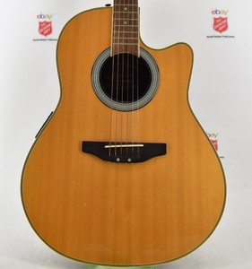 Applause By Ovation AE28 Acoustic-Electric Guitar Cutaway Natural Finish Made In