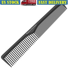 Carbon Fiber Heat Resistant Anti Static Hair Comb Salon Barber Styling Tool New
