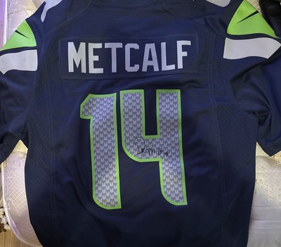 DK Metcalf Signed Custom Jersey