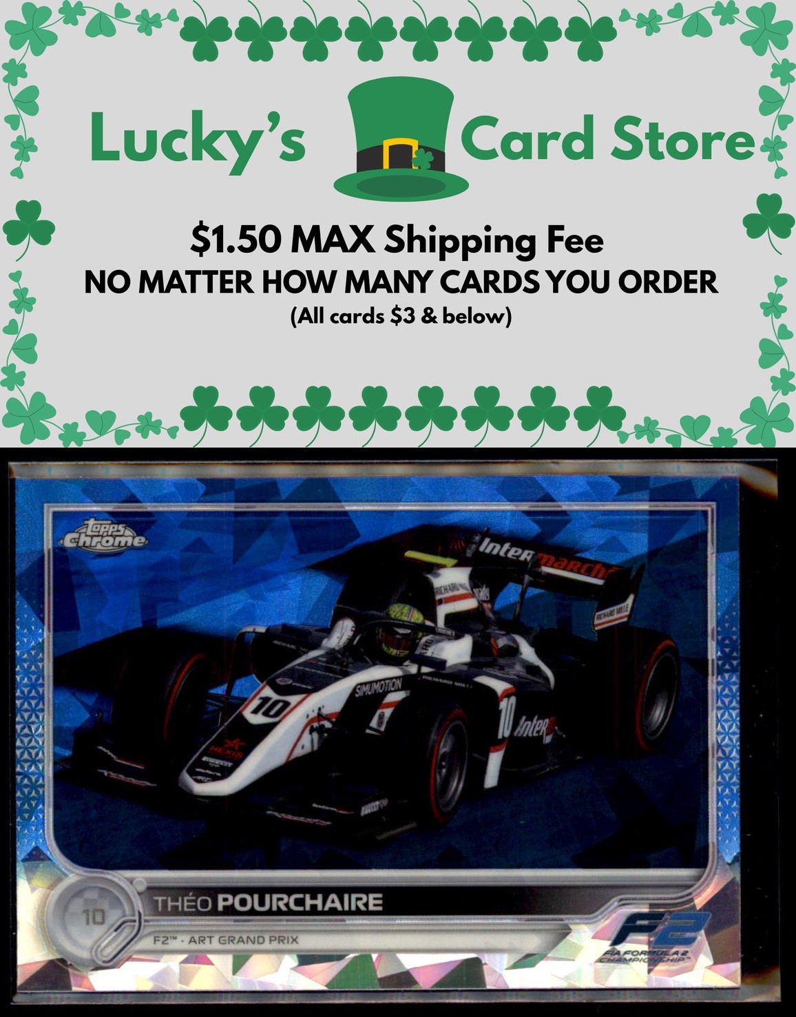 2022 Topps Chrome Sapphire Edition Formula 1 #138 Théo Pourchaire