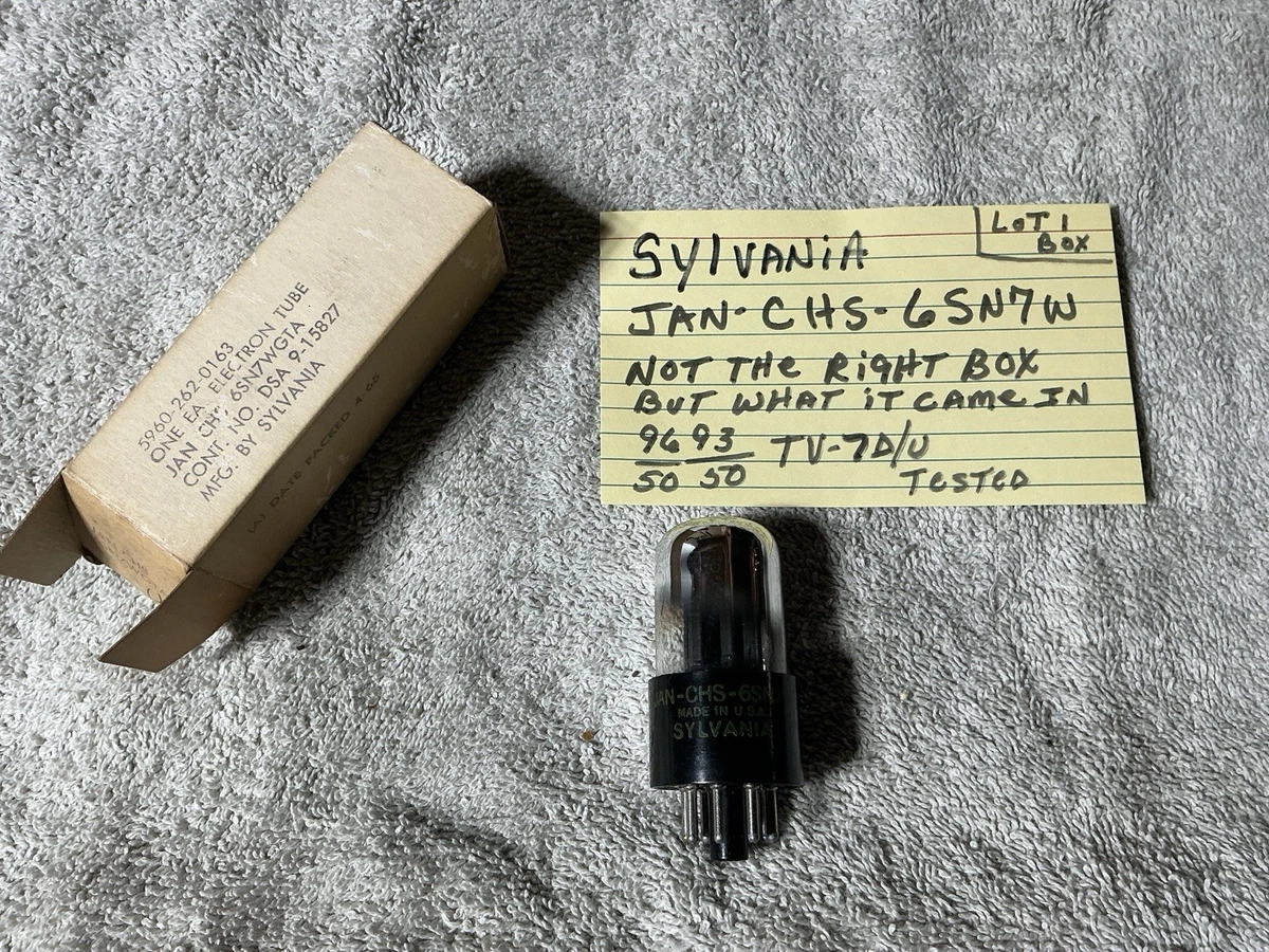 Sylvania 6sn7 for sale - eBay