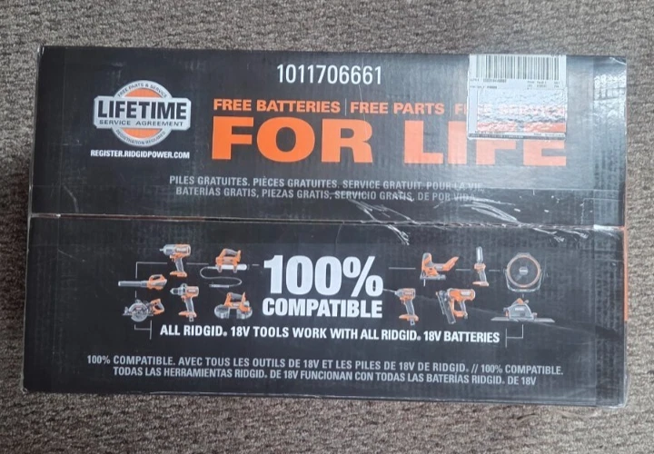 Ridgid 18V 8-Tool Combo Kit R96850 BRAND NEW - Image 4 of 4