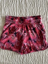 All In Motion Girl s L 10/12 Pink Abstract Athletic Shorts