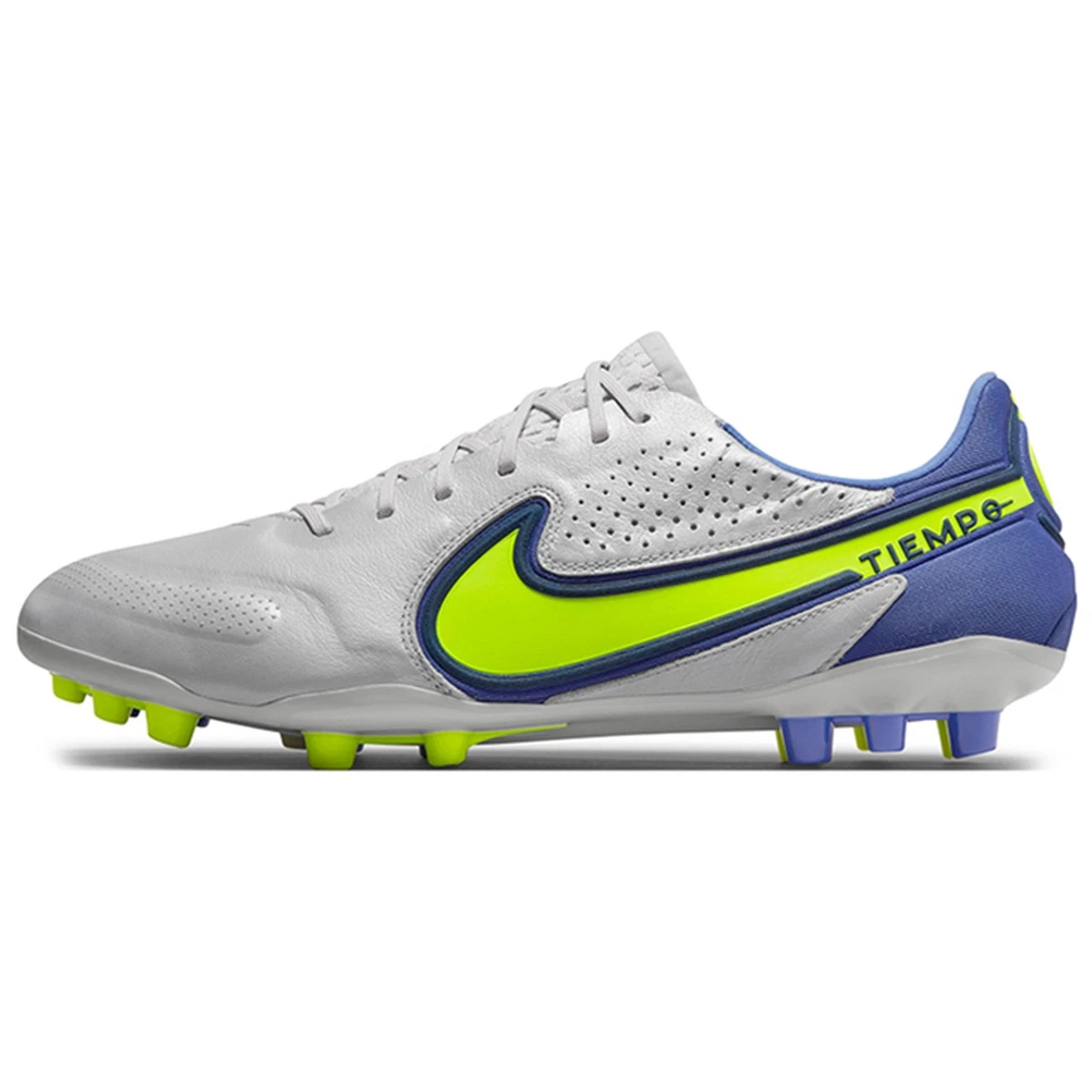 Nike Legend 9 Elite AG Low Gray Blue Black for Sale | Authenticity