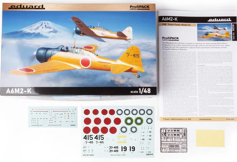 MITSUBISHI A6M2-K (TWO-SEATERS) - EDUARD PROFIPACK (6 Décos)  1/48 PLASTIC KIT - Photo 2/3