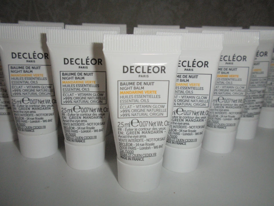 DECLÉOR DECLEOR MANDARINE MANDARIN VERTE HYDRATING NIGHT BALM TRAVEL SIZE 2.5ML NEW