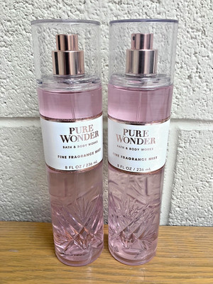 Bath & Body Works PURE WONDER Fine Fragrance Mist Spray Brand New QTY 2