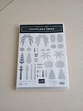 Stampin' up Countless Trees Photopolymer Stamp set Used