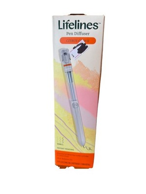Lifelines Pen Diffuser, Citrus Grove - 1mm Black Ballpoint Pen New